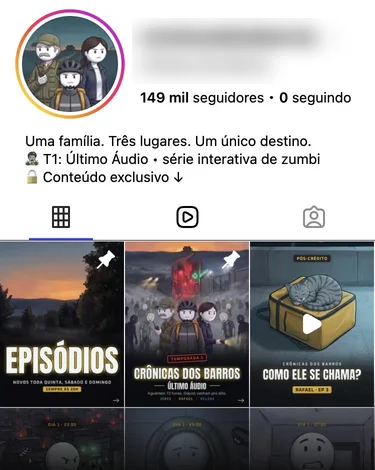 Perfil de página no formato Claude
