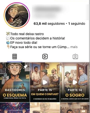 Perfil de página no formato Claude
