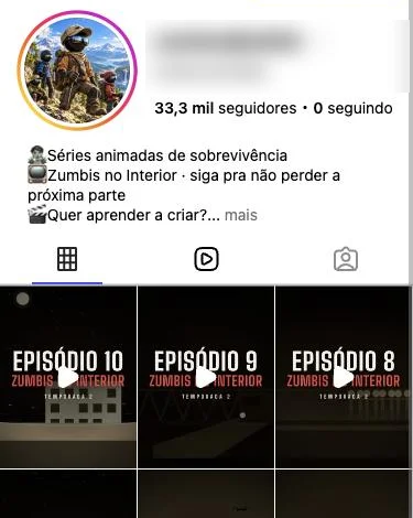 Perfil de página no formato Claude